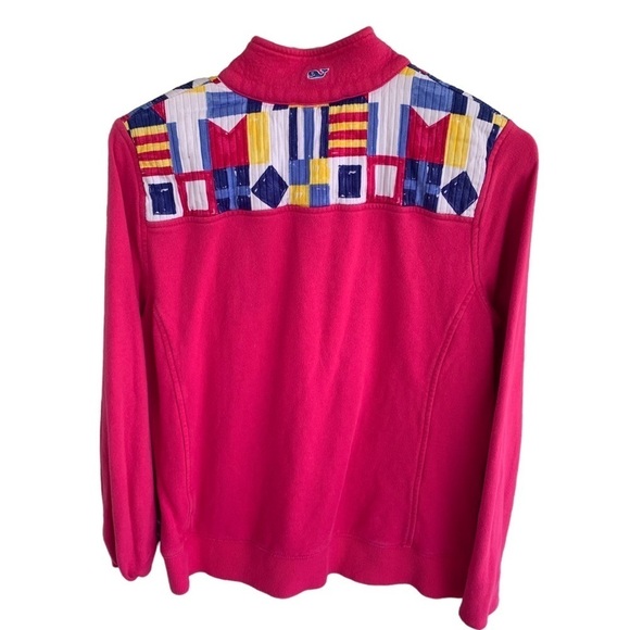 Women’s Vineyard Vines Pullover 1/4 Zip Jacket Size Small Sweater Style 2k0347 - Picture 5 of 6